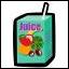 A fruit juice box